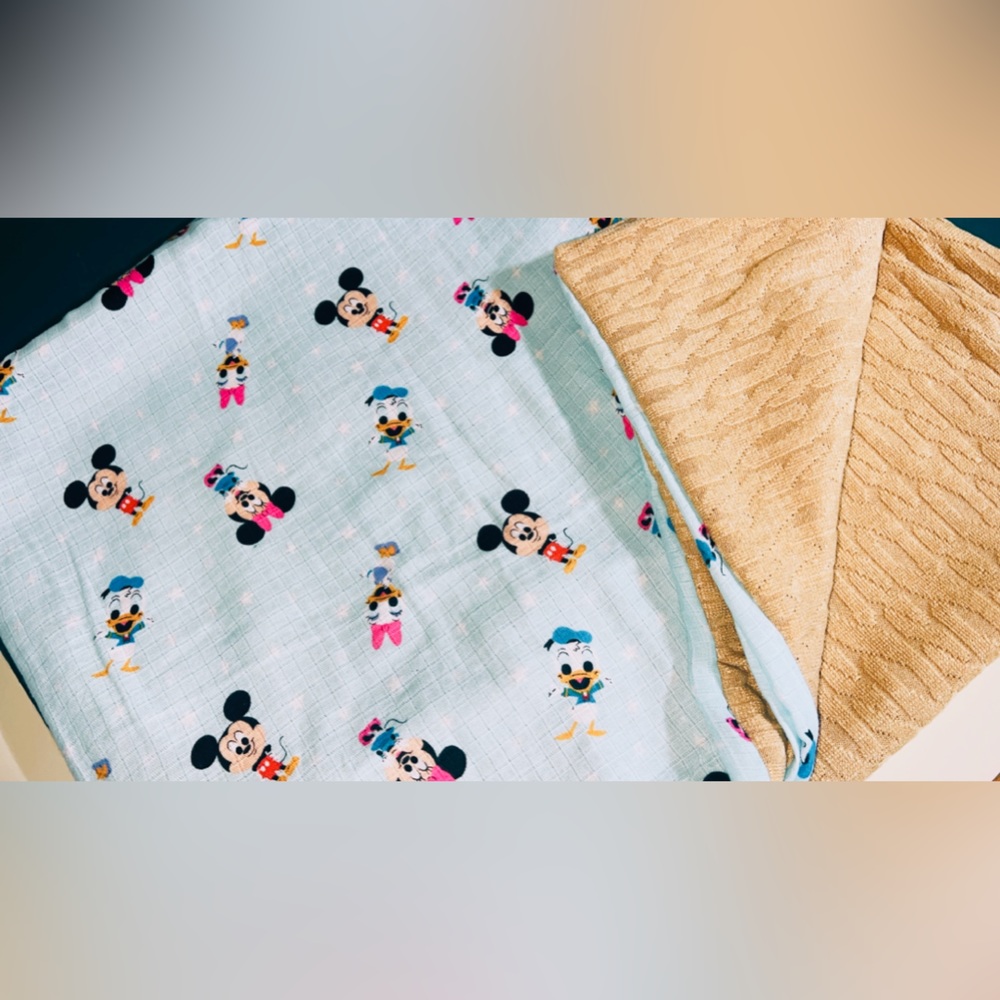 Handmade Mickey Mouse Baby blanket